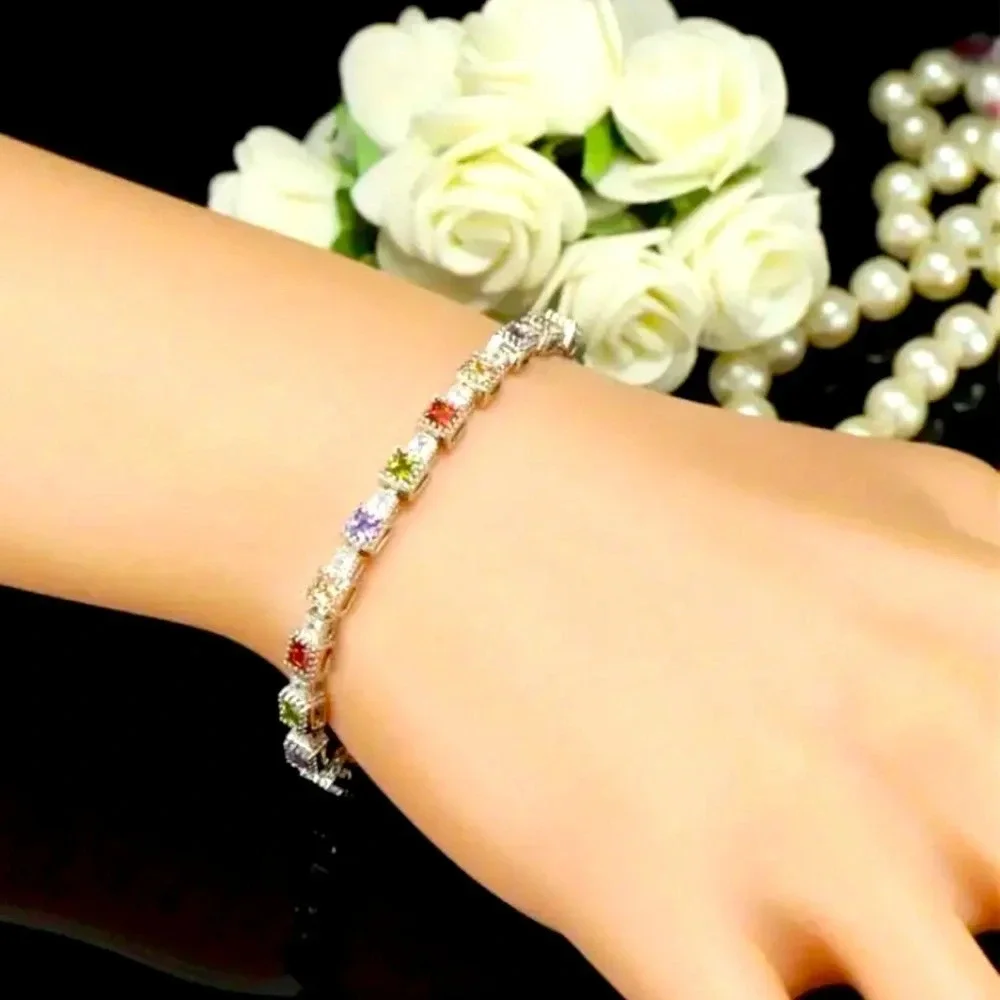 New! Multi Zircon Fashion Bracelet
